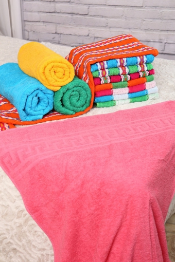 Е3П Полотенца махровые (Розовое) - Студия Текстиля
