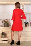Д485 Платье Сати милано (Красное) (Фото 3)