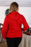 Г19 Куртка (толстовка) с капюшоном (Красная) (Фото 2)