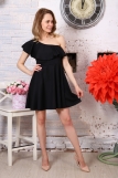 Д521 Платье Афина (Черное) (Фото 1)