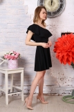 Д521 Платье Афина (Черное) (Фото 4)