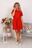 Д525 Платье Новелла (красное) (Фото 1)