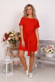 Д525 Платье Новелла (красное) (Фото 2)