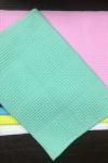 Е10 Полотенце вафельное 100% х/б (Зеленое) - Студия Текстиля