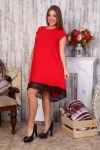 Д466 Платье Камила (Красное) - Студия Текстиля